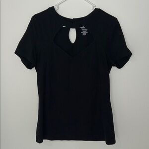 Torrid Black Keyhole Women's Top